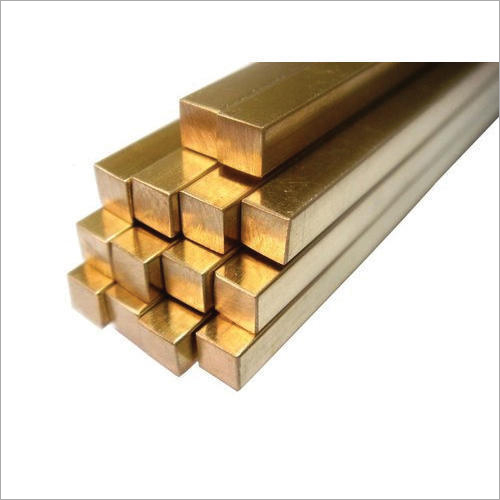 Polished Brass Square Rod